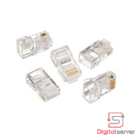 PAQUETE DE JACK RJ45 PLASTICO X 50 PCS / CAT5 / CAT6 TODOTEK