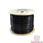 CABLE DE RED CAT6 EXTERIOR VANTEC 305MTS / 80% COBRE / DOBLE CAPUCHA PROTECTORA