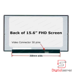 PANTALLA 15.6 PULGADAS / 30 PINES / FHD FULL HD / 26 CMS / (1920X1080) / SIN SUJETADORES