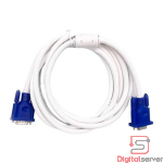 CABLE VGA A VGA MARCA NITRON / 15 METROS / COLOR BLANCO 