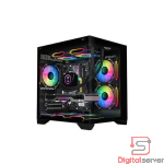 CASE ARMAGGEDDON AQUARON WIBO / GAMER / COLOR NEGRO / VIDRIO TEMPLADO LATERAL Y FRONTAL / USB 3.0 / CON UN VENTILADOR