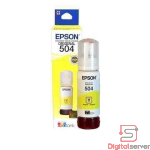 BOTELLA DE TINTA EPSON 504 ORIGINAL / AMARILLA YELLOW / SISTEMA ECOTANK / 70ML