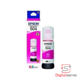 BOTELLA DE TINTA EPSON 504 ORIGINAL / MAGENTA ROJA / SISTEMA ECOTANK / 70ML