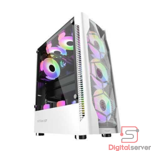 CASE ARMAGEDDON TRITON 3 DUAL / ATX / BLANCO / 3 VENTILADORES ARGB / VIDRIO TEMPLADO DOBLE CAMARA