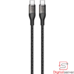 CABLE DE CARGA RAPIDA DUDAO PARA CELULARES TIPO C A TIPO C / 120W / 1 METRO / BRINDADO / NEGRO / L22C
