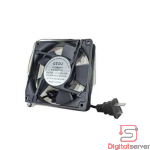 VENTILADOR PARA RACK Y GABINETE QFDJ /120MM / 90V-220V / 50/60HZ / 0.2A / NEGRO /