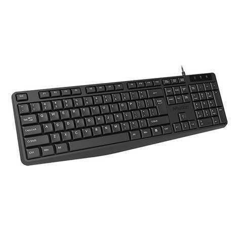 TECLADO MEETION MT-K200 / ALÁMBRICO / CONEXIÓN USB / COLOR NEGRO