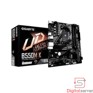MAINBOARD GIGABYTE B550M K / SOCKET AM4 / CHIPSET AMD B550 / PCIE 4.0 / DUAL M.2 / USB 3.2