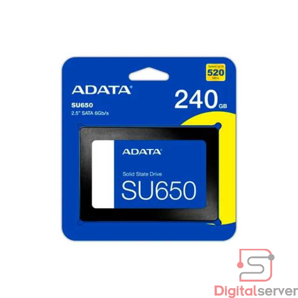 UNIDAD DE ESTADO SOLIDO SSD ADATA SU650 / 240GB / SATA III / 2,5 /  6GB/S 