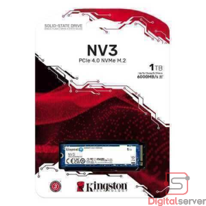 UNIDAD DE ESTADO SÓLIDO SSD KINGSTON NV3 / 1TB / M.2 2280 / NVMe PCIe 4.0 x4 / 6000MB/S