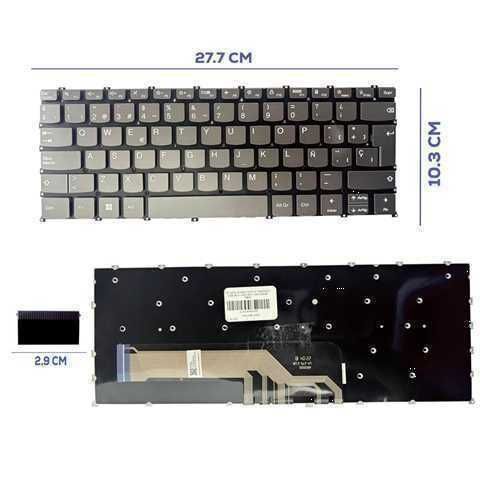 TECLADO LENOVO FLEX 5 / MODELOS 14ARE05 - 14IIL05 - 14ITL05 - 14ALC05 Yoga 7-14ITL5 7-14ARE05 7-14IIL05 Yoga Slim 7 / Pro-14 / ESP