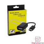 CABLE ADAPTADOR OTG / TIPO C A USB HEMBRA 3.0 / S-K07 / 10CM / TABLET / IPOD / IPHONE / ANDROID