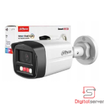 CÁMARA BULLET IP / DAHUA / DH-IPC-HFW1239TL1-A-IL / 2MP / LENTE FIJO 2.8MM / DUAL LIGHT / AUDIO INTEGRADO / IR 30M / POE / EXTERIOR IP67 / H.265+