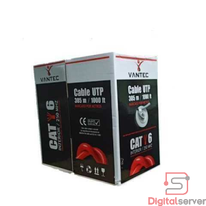 CABLE DE RED VANTEC CATEGORIA CAT 6E / 305 MTS / 80% COBRE / CERTIFICADO