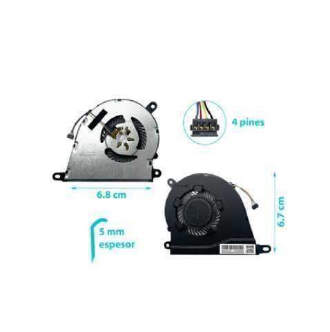 COOLER VENTILADOR HP / 14-DQ / 14S-DQ / 14S-DR / 14S-DY / 14-FQ / 14T-DQ / 14Z-FQ / 15-DY / 15S-EQ / 15T-DY / 15Z-EF