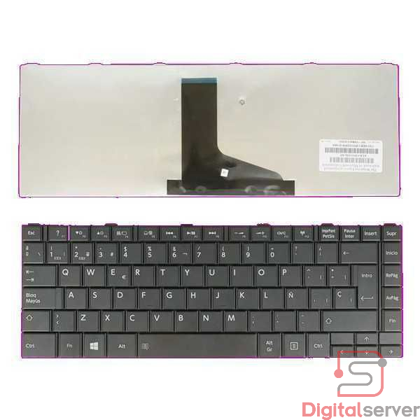 TECLADO PARA TOSHIBA C800 C800D C805 C805D C840 C840D C845 C845D L800 L805 L830