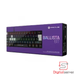 TECLADO MECÁNICO PRIMUS / BALLISTA 61T / USB / ESPAÑOL / INTERRUPTOR ROJO / COLOR NEGRO