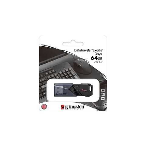 PENDRIVE KINGSTON DATATRAVELER ONYX / 64 GB / USB 3.2 GEN 1 / NEGRO