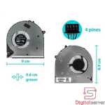 COOLER FAN PARA LAPTOP HP 15-DU 15-DW 15-GW 15S-DR 15S-DU 15S-DY TPN-C139  L52034-001 7658