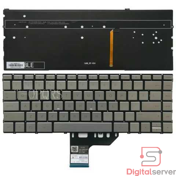 Teclado para laptop HP envy x360 13-AN 13-AG 13-AH 13-AQ 13-AR / Plateado