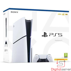 CONSOLA SONY PS5 PLAYSTATION 5 SLIM / CON LECTOR DE DISCOS / 1 CONTROL INALÁMBRICO / 4K UHD / WIFI / BLANCO