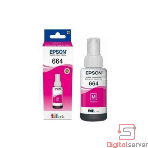 BOTELLA DE TINTA EPSON 664 ORIGINAL / MAGENTA ROJA / SISTEMA ECOTANK / 70ML