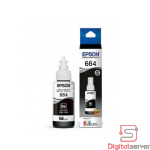 BOTELLA DE TINTA EPSON 664 ORIGINAL / NEGRA PRETO / SISTEMA ECOTANK / 70ML