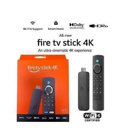 AMAZON FIRE TV STICK 4K / ALEXA / HDR10+ / WI-FI 6 / UHD / CONTROL POR VOZ / 8GB / NEGRO