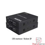 EXTENSOR HDMI IP 150 METROS, COMPATIBLE CON 1080P, 3D, AUDIO Y VÍDEO, TRANSMISOR Y RECEPTOR