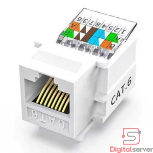 JACK DE RED KEYSTONE CAT 6 UTP / BLANCO / HEMBRA