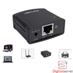 PRINT SERVER WAVLINK WL-NU78M41 USB 2.0 CON PUERTO LPR Y HUB USB / RED LAN ETHERNET PARA COMPARTIR IMPRESORA