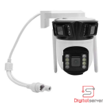 CAMARA IP A56-9MP / WIFI 2.4G / 3 LENTES /  9MPX / INTERIOR / EXTERIOR / DETECCION HUMANA / ICsee