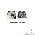 FAN / COOLER / VENTILADOR / PARA LAPTOP DELL / INSPIRON 15 7500 / SERIE 7000 / 4 PINES /