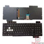 TECLADO PARA ASUS TUF GAMING FX504G, FX504GD, FX504GE, FX504GM, FX505D, FX505DV, FX505DT, FX505DY, FX505GT, FX505G, FX505GE, FX705 / RETROILUMINADO
