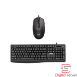 KIT DE TECLADO Y MOUSE / MARVO CM009 / USB / DISEÑO ERGONÓMICO / TECLADO EN ESPAÑOL / SILENCIOSO / ALÁMBRICA / NEGRO /