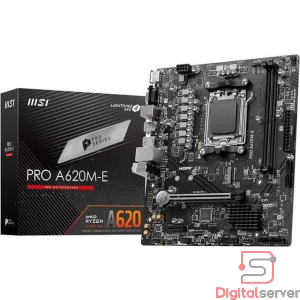 MAINBOARD MSI PRO A620M-E / DDR5 / MICRO-ATX / SOCKET AM5 / HDMI / VGA / NEGRO