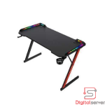 MESA GAMING XTRIKE DK-05 / SUPERFICIE AMPLIA / ILUMINACIÓN LED / DISEÑO ERGONÓMICO / RGB / ESTRUCTURA METÁLICA /