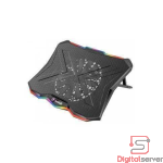 BASE DE ENFRIAMIENTO PARA LAPTOP / MARVO FN-40 / HASTA 17" / 1 VENTILADOR / RGB / 800 RPM / 67 CFM / 2 PUERTOS USB / AJUSTABLE / SILENCIOSA