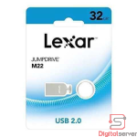 PENDRIVE LEXAR M22 / 32GB / USB 2.0 / METÁLICO / COLOR SILVER / ULTRA COMPACTO