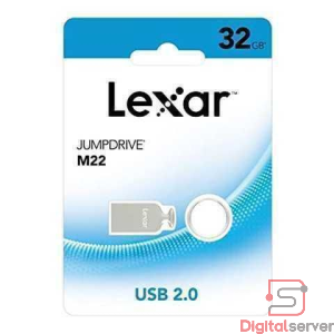 PENDRIVE LEXAR M22 / 32GB / USB 2.0 / METÁLICO / COLOR SILVER / ULTRA COMPACTO