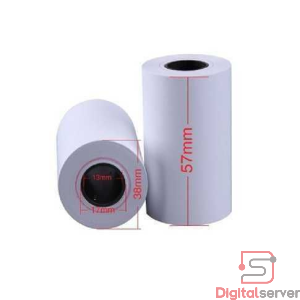 ROLLO PAPEL TÉRMICO / 57MM / DIÁMETRO 38MM / LARGO 15 METROS / 55 GRAMOS / IMPRESORAS TÉRMICAS /