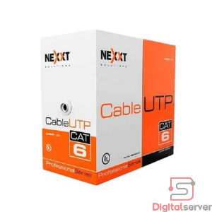 CABLE DE RED / UTP / CAT6 / 4 PARES / 23AWG / NEXXT SOLUTIONS / ENTERPRISE / 305 METROS / COLOR GRIS