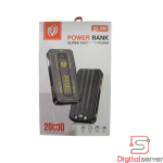 POWER BANK / P9 / 20000 MAH / 22.5W / CABLES INTEGRADOS / USB TIPO-C / LIGHTNING / COMPATIBLE ANDROID Y IOS