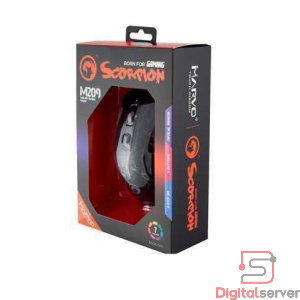MOUSE GAMER / MARVO M209 / RGB / 6400 DPI / ERGONÓMICO / 6 BOTONES / USB 2.0 / 1.5M / 