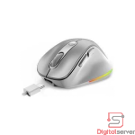MOUSE GENIUS ERGO 9000S PRO MINI WIRELESS SILVER / RECARGABLE / DUAL BT+2.4GHZ / RGB / DPI 800–2400
