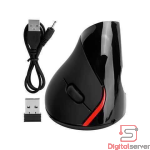 MOUSE NITRON ERGONÓMICO VERTICAL NEGRO / WIRELESS USB 2.0 2.4 GHz / BATERÍA RECARGABLE