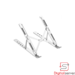 SOPORTE PARA LAPTOP STAND PLEGABLE / COLOR GRIS / METALICO / AJUSTABLE 6 NIVELES