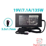CARGADOR ACER 19V 7.1A 135W PLUG 5.5X1.7MM PUNTA ROJA