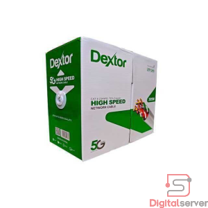 CABLE DE RED DEXTOR CATEGORIA 6 INTERIOR / 70% COBRE / CABLE CERTIFICADO / TRANSFERENCIA 1GBPS / 305 METROS 