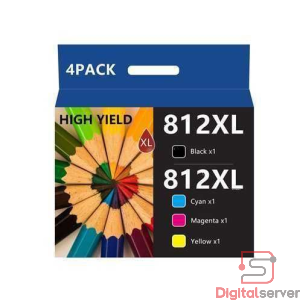 PAQUETE 4 CARTUCHOS EPSON 812XL / COMPATIBLE WF-7840 / WF-7820 / WF-7310 / EC-C7000
